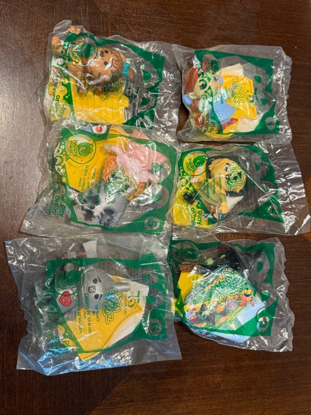 McDonald's Happy Meal Wizard of Oz Toy Set